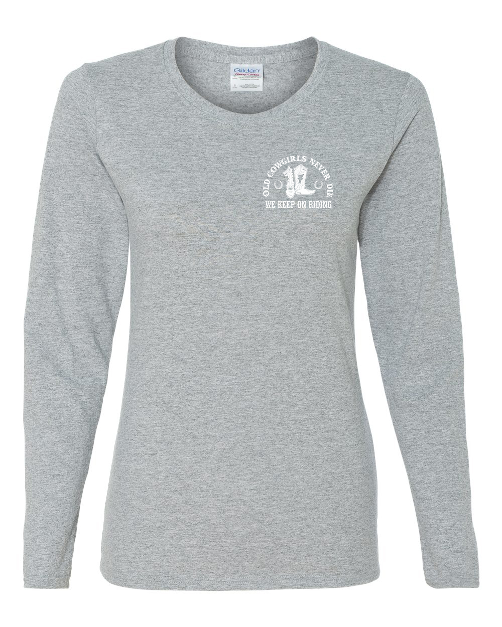 A long sleeve t-shirt with the words " state of mind ".